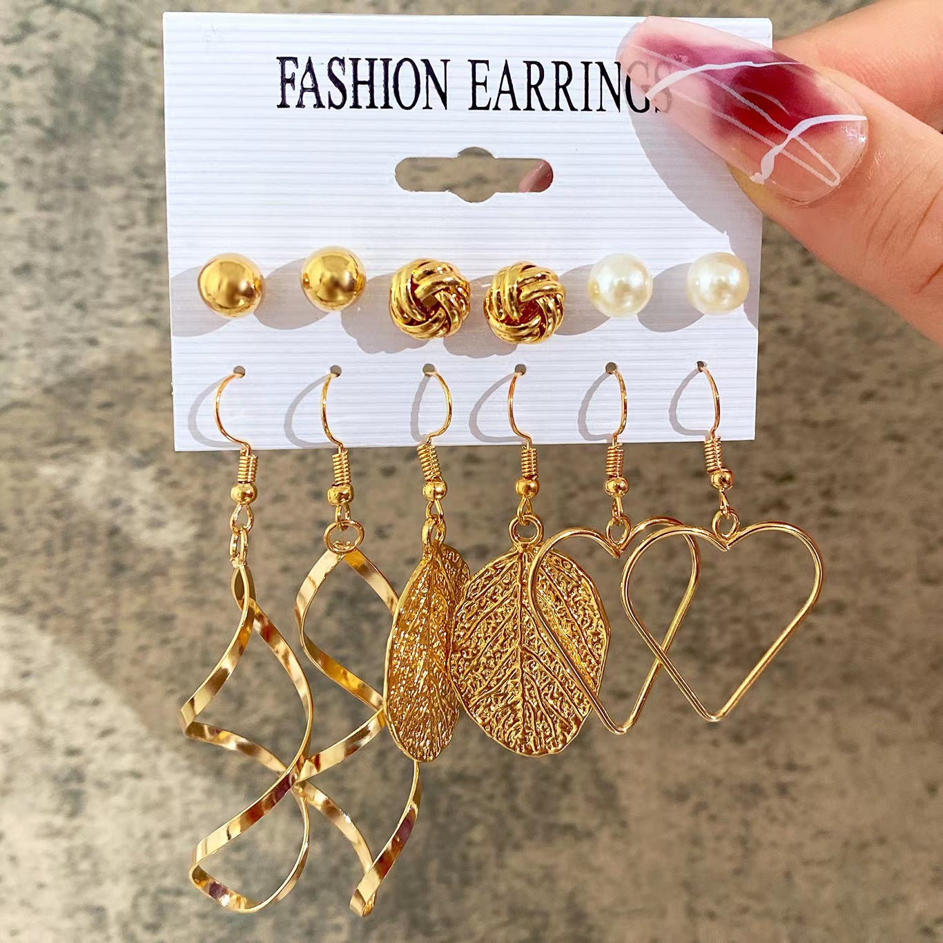 Gold Plated Stainless Steel Earrings