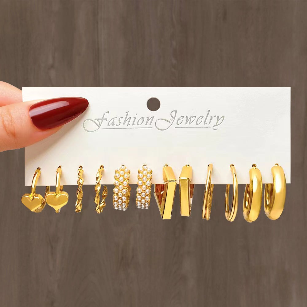 Gold Plated Stainless Steel Earrings