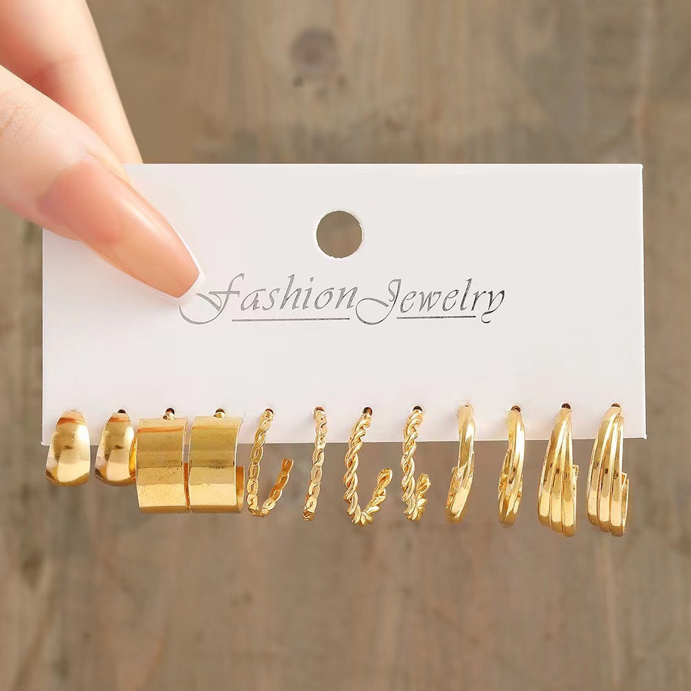 Gold Plated Stainless Steel Earrings