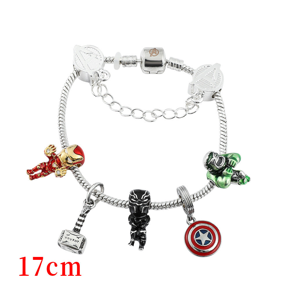 Cute Marvel Superhero PanDola Beaded Bracelet