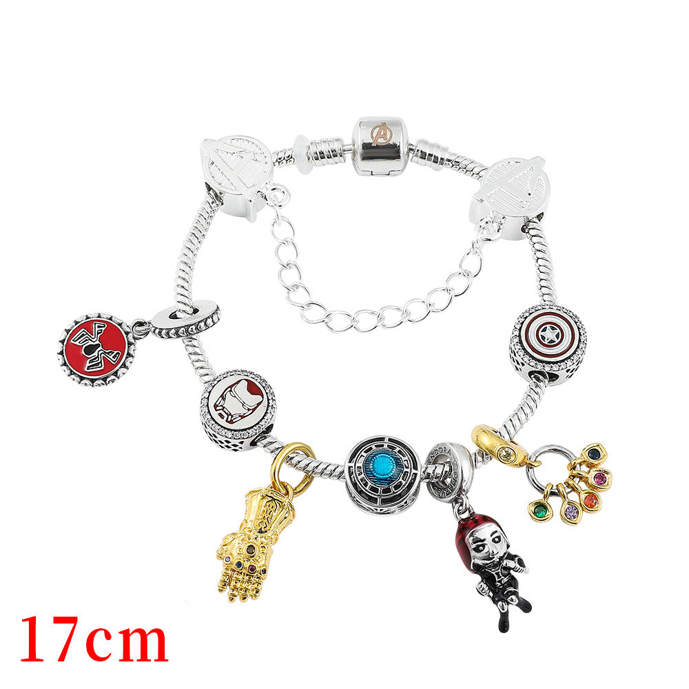 Cute Marvel Superhero PanDola Beaded Bracelet