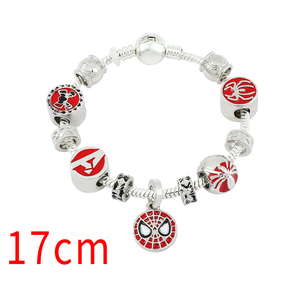 Cute Spiderrman PanDola Beaded Bracelet