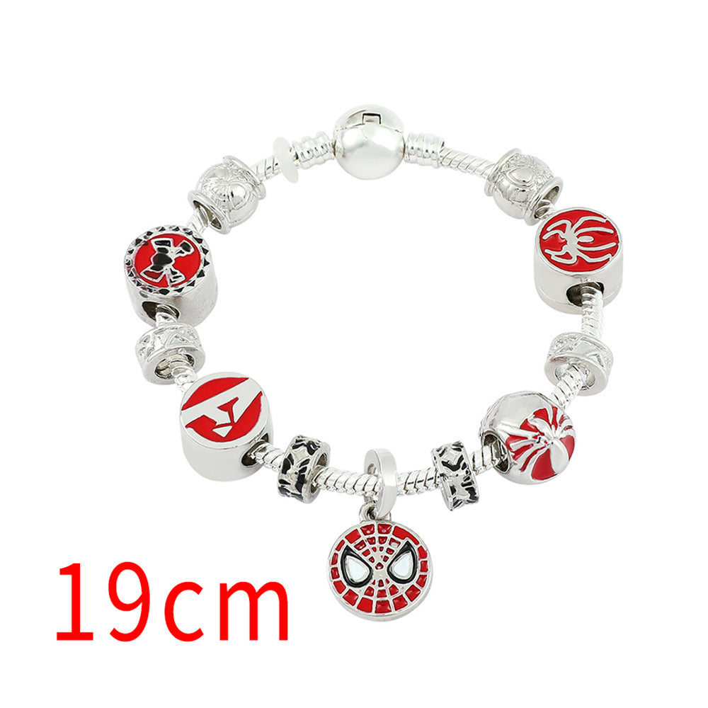 Cute Spiderrman PanDola Beaded Bracelet