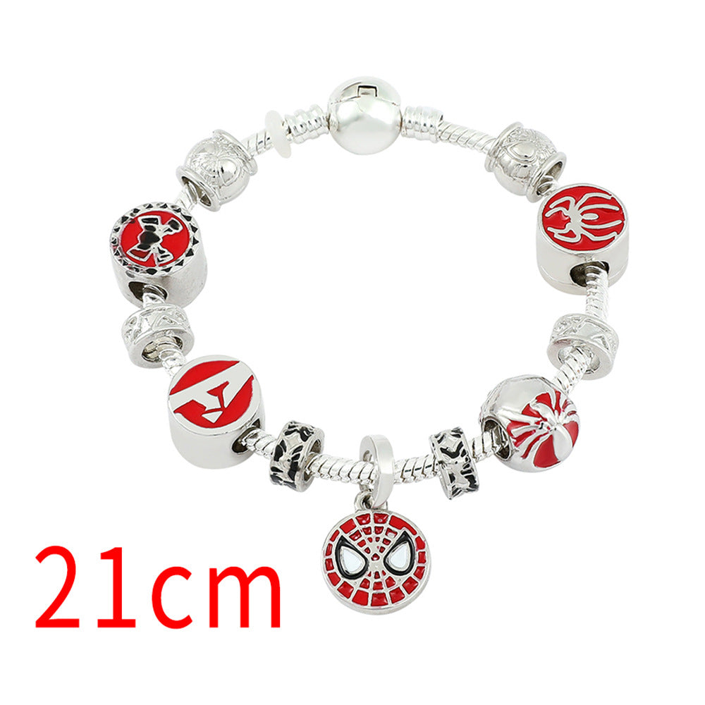 Cute Spiderrman PanDola Beaded Bracelet