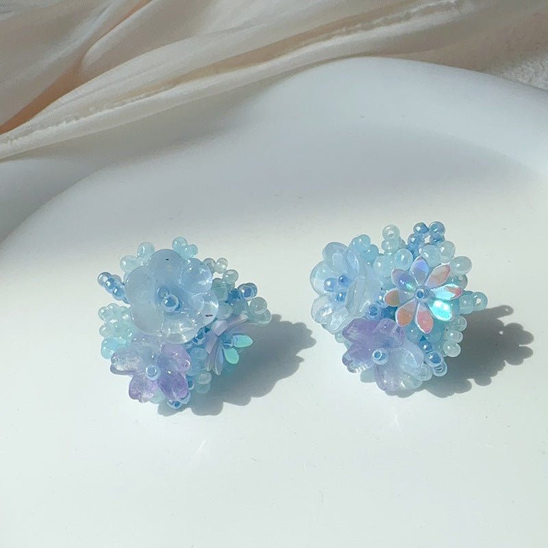 Summer sweet flower earrings