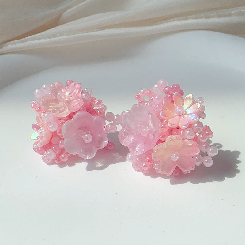 Summer sweet flower earrings