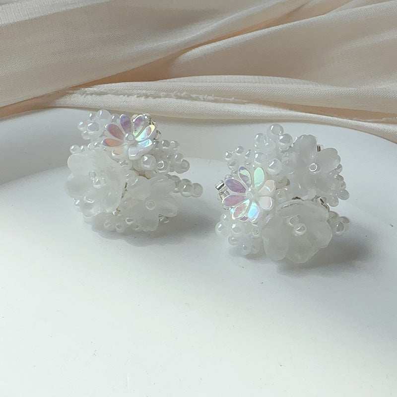 Summer sweet flower earrings