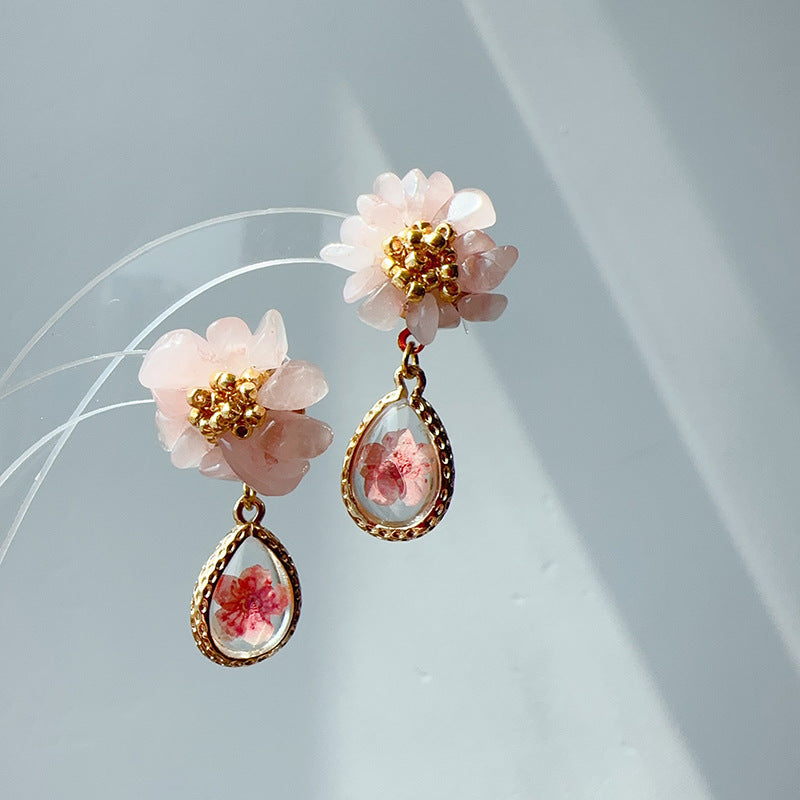 Berlin Flower French Earrings