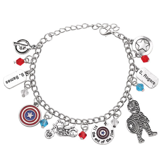 Cute Marvel Superhero PanDola Beaded Bracelet