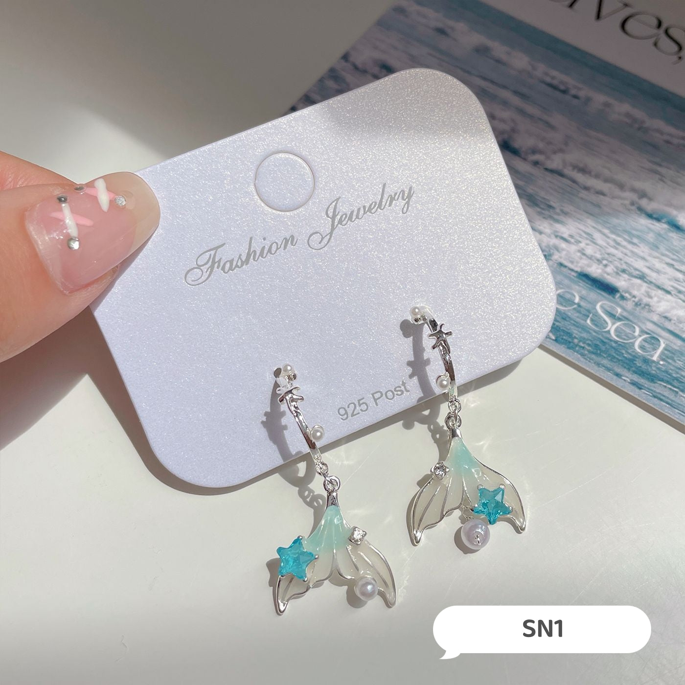 Oceanic Delicate Dangle Earrings