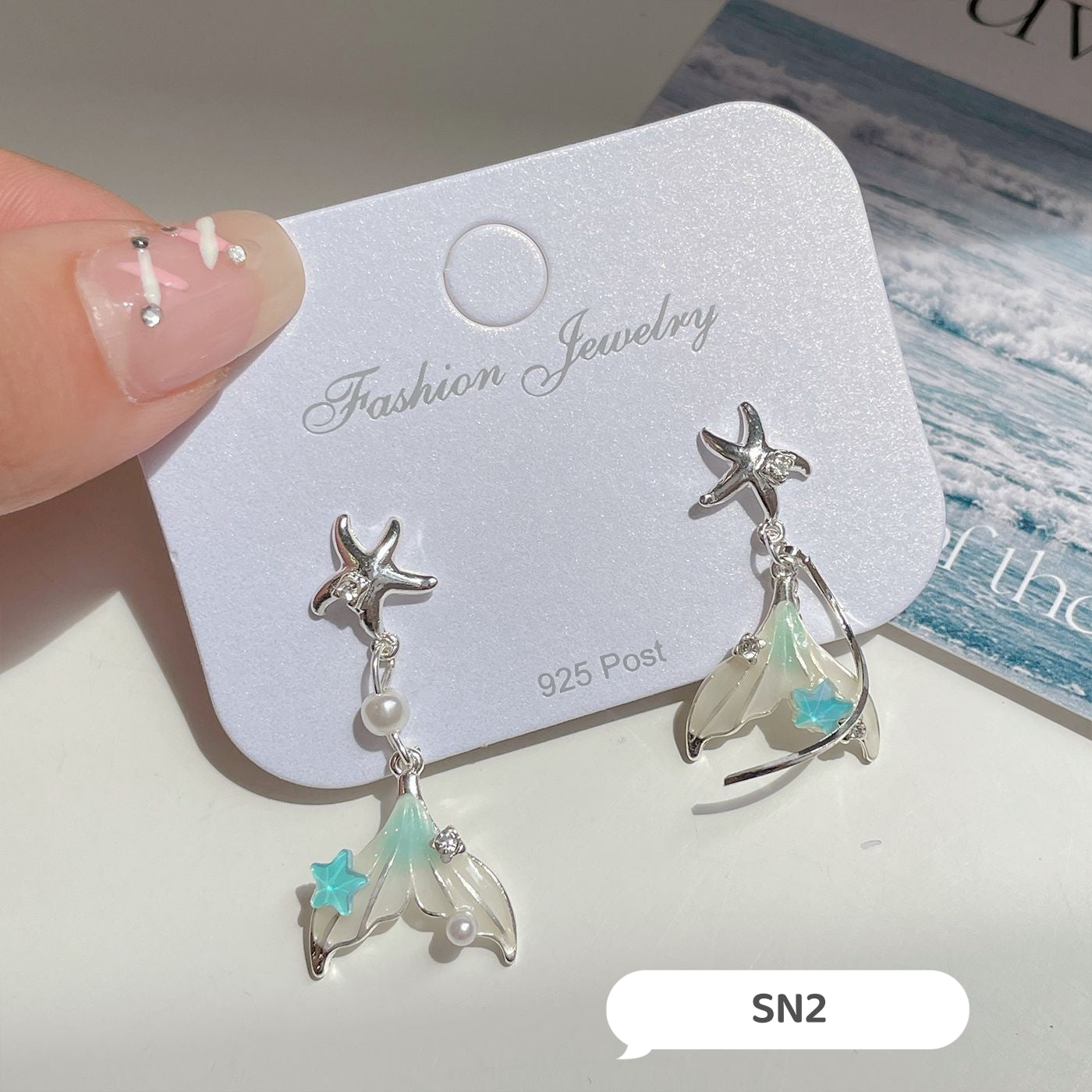 Oceanic Delicate Dangle Earrings