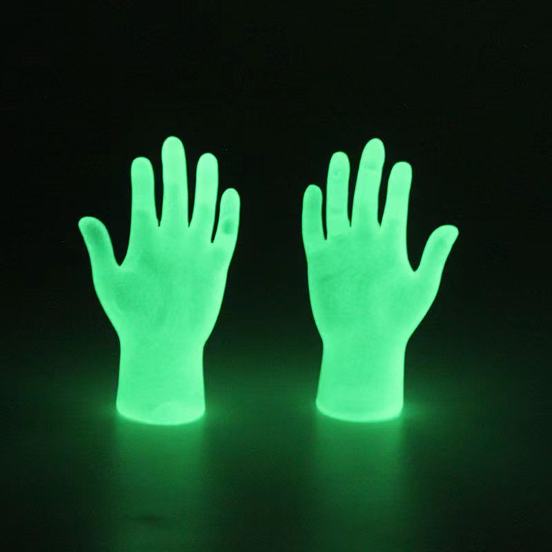 Glowing Rubber Mini Cute Gloves （Strong Luminous）