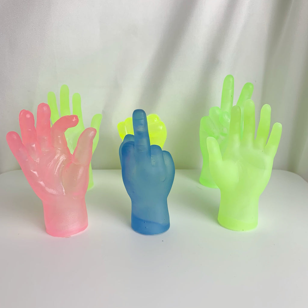 Glowing Rubber Mini Cute Gloves （Strong Luminous）