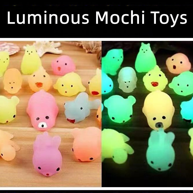 Luminous/UV Change Mochi Toys  Glow in the dark