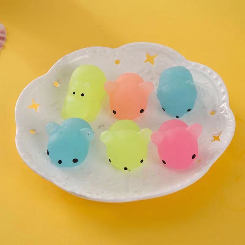 Luminous/UV Change Mochi Toys  Glow in the dark