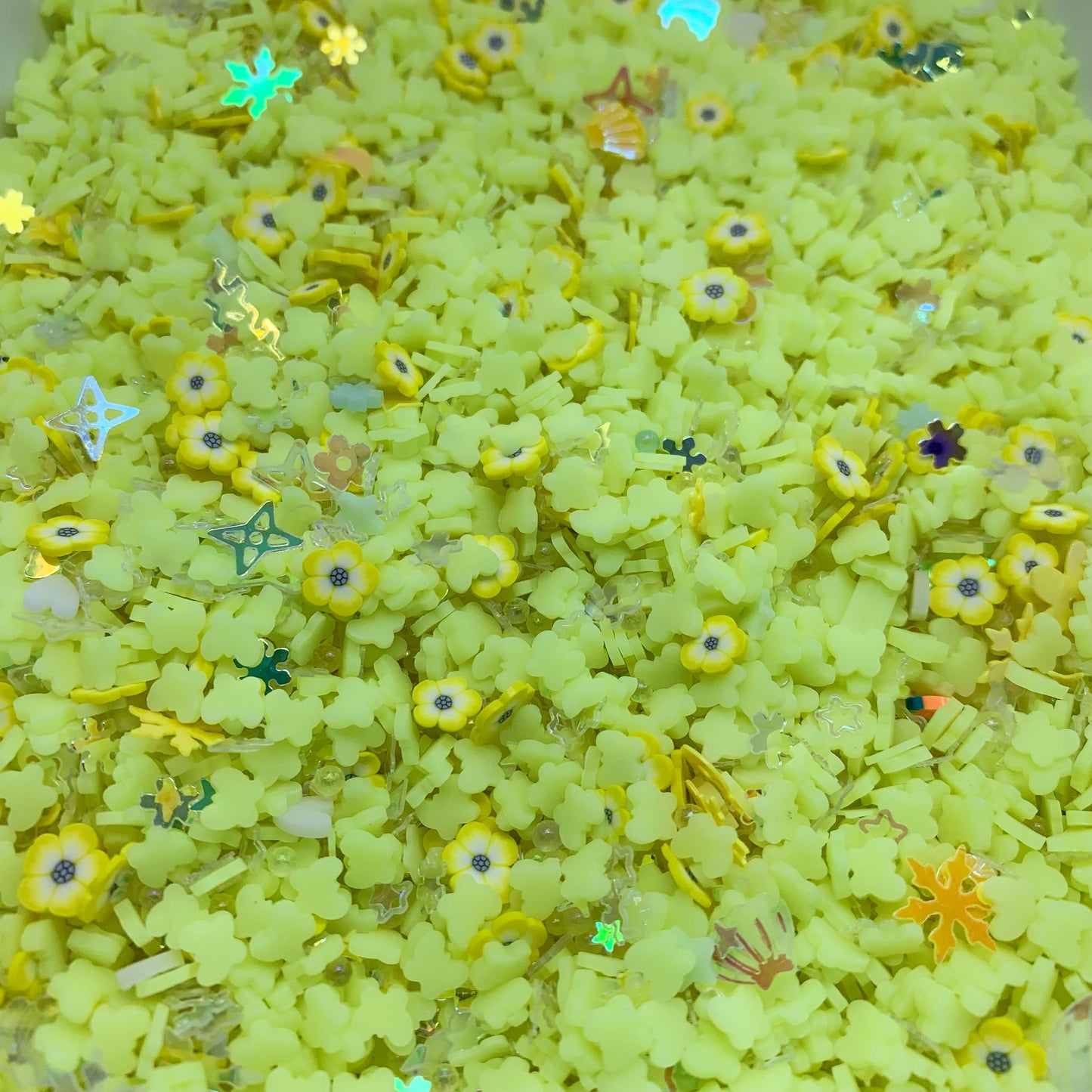 Glowing Patch Glitter Flakes  (Strong Luminous)