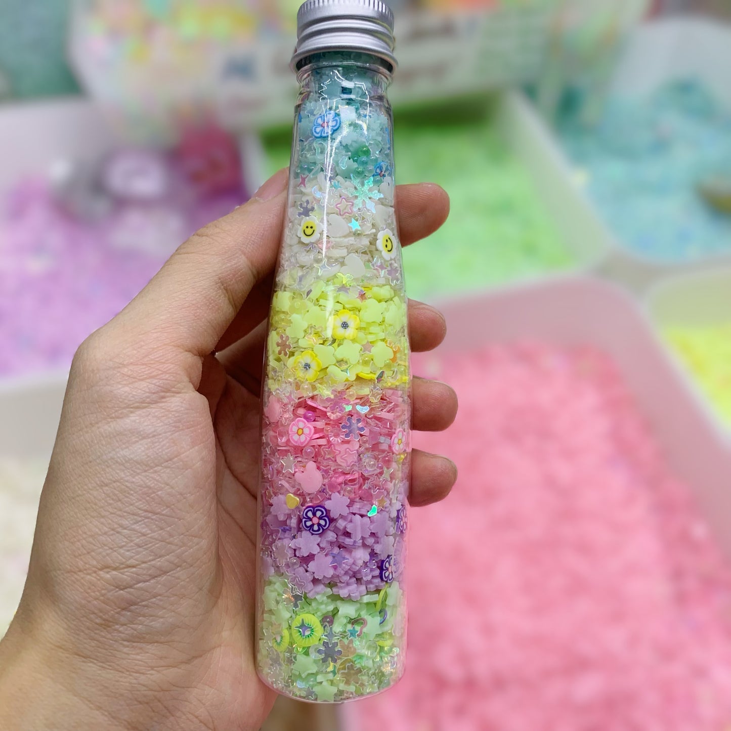 Glowing Patch Glitter Flakes  (Strong Luminous)