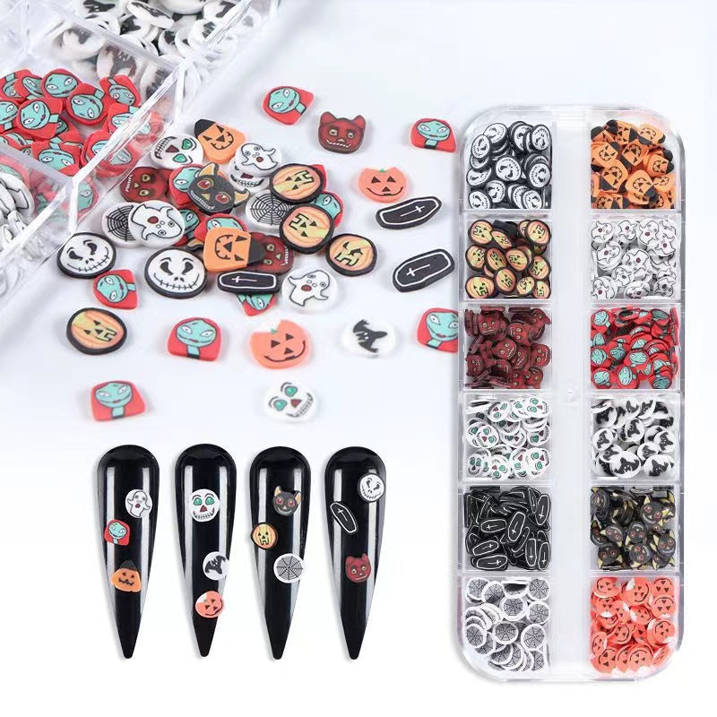 Mini Flakes Halloween/Fruit/flower/Christmas Series Set