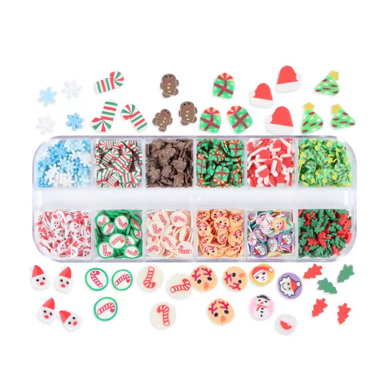 Mini Flakes Halloween/Fruit/flower/Christmas Series Set