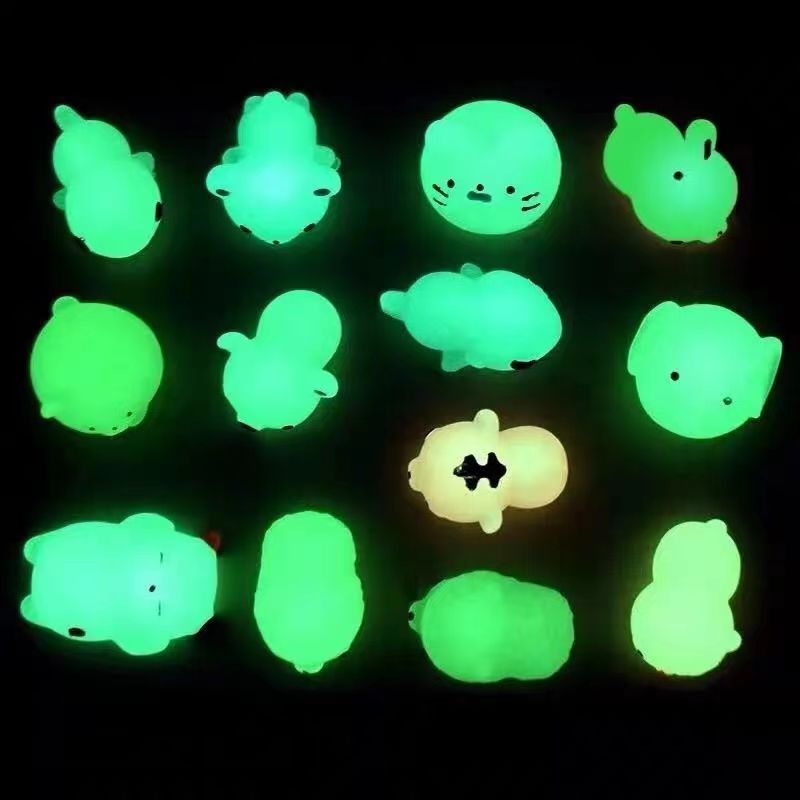 Luminous/UV Change Mochi Toys  Glow in the dark