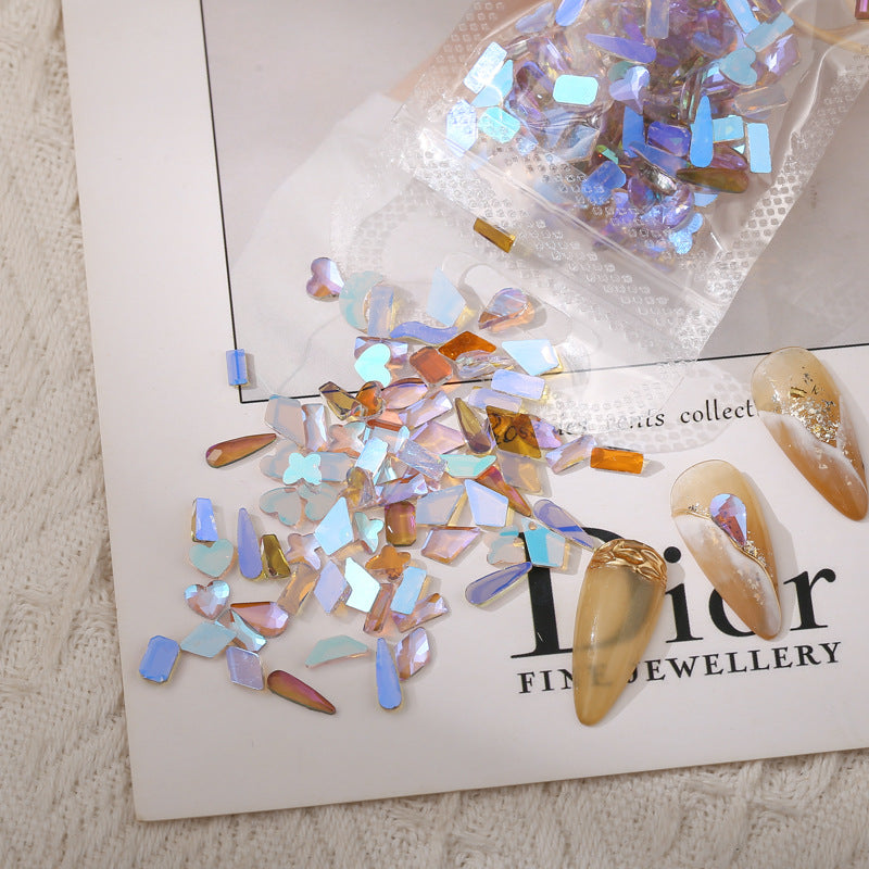 K9 Manicure Rhinestone multi mix shape
