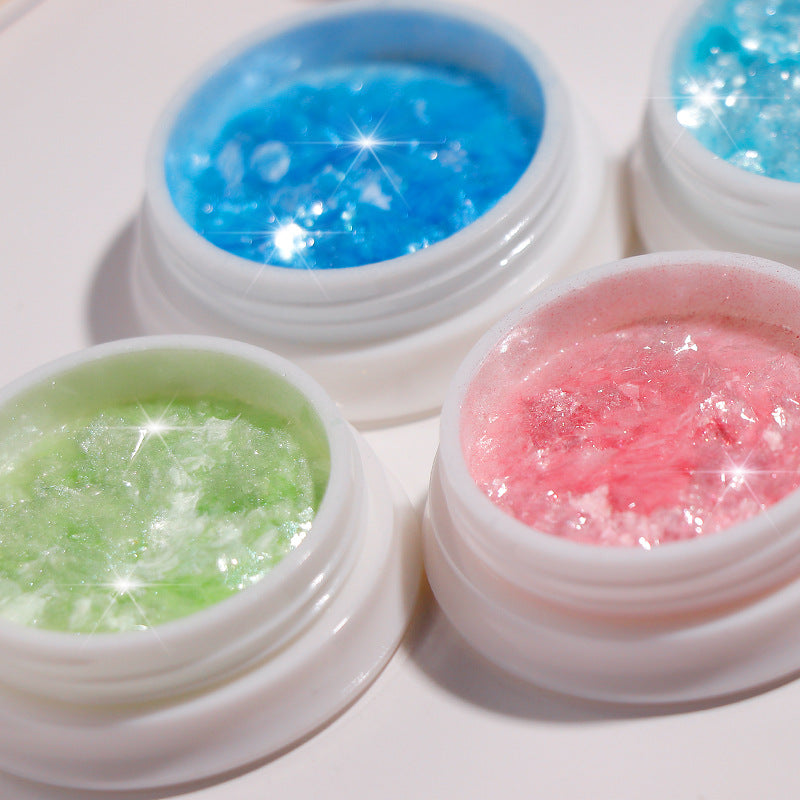 Cotton Snow Melt Nail Powder