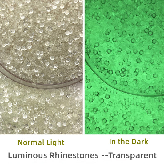 Glowing Rhinestones 3mm  (Strong Luminous)