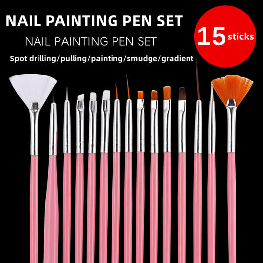 Nail Painting Pen Brush Set