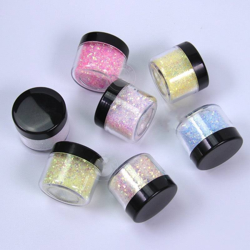 UV change color Powder 12 colors Set