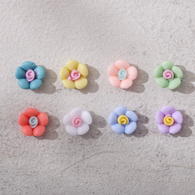 Succulent Plant Flower Resin Charms