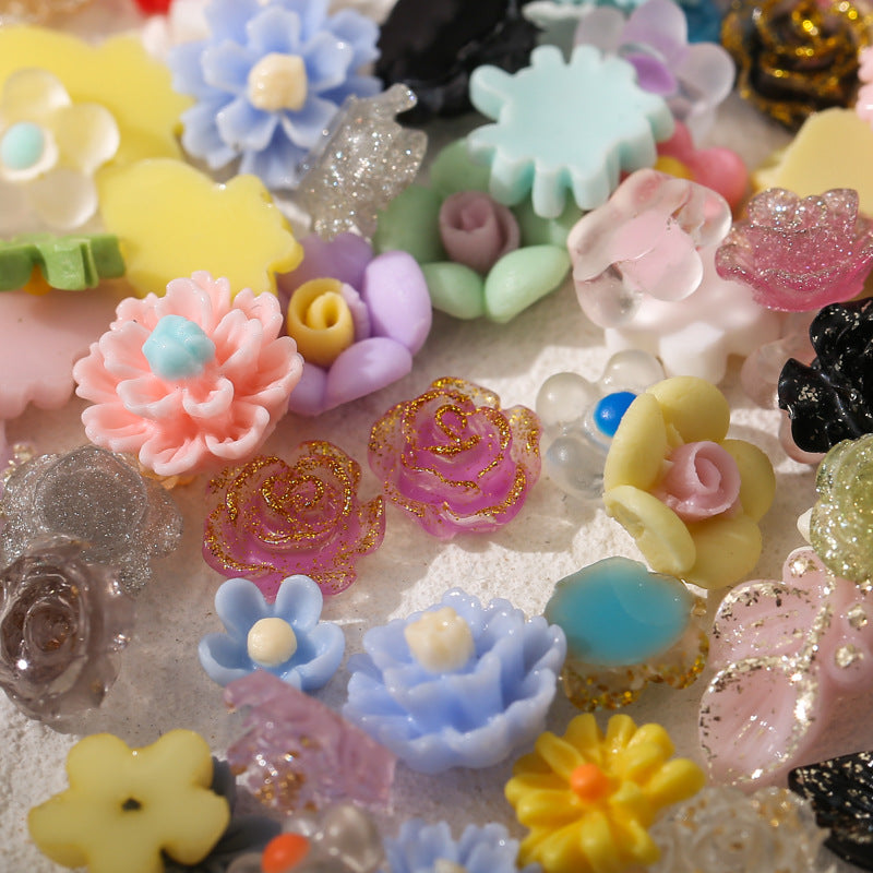 Secret Garden Mixed Flower Charms