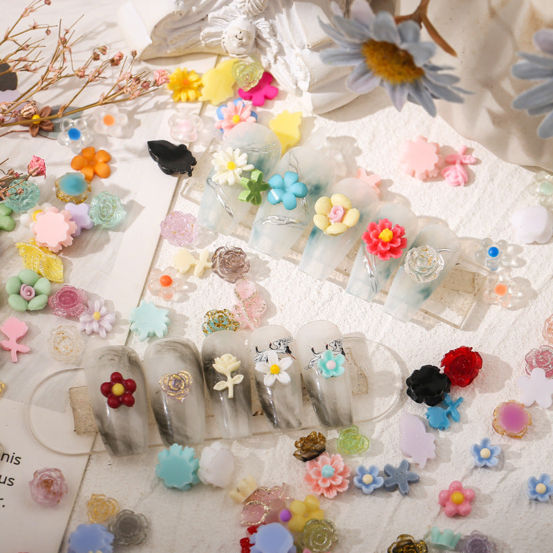 Secret Garden Mixed Flower Charms