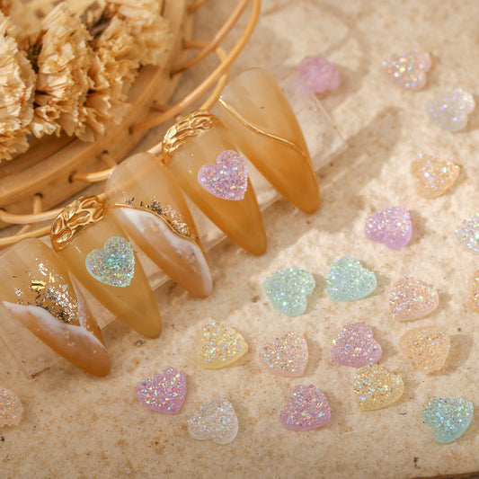 Candy Love shape Charms  (Slight Luminous)