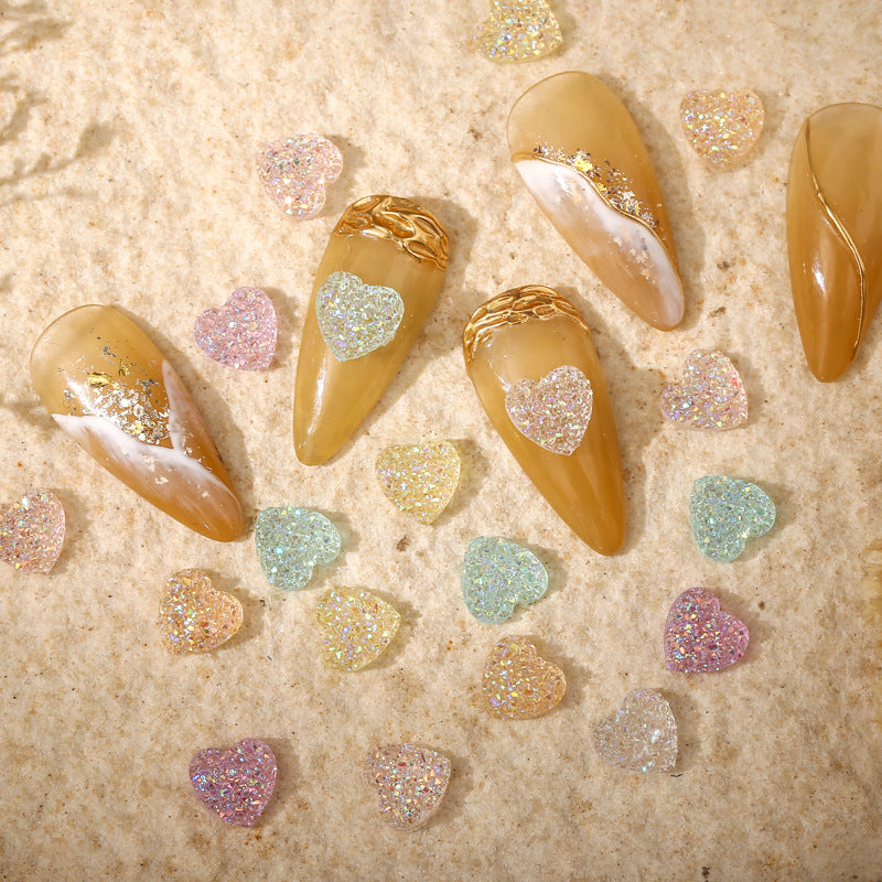 Candy Love shape Charms  (Slight Luminous)