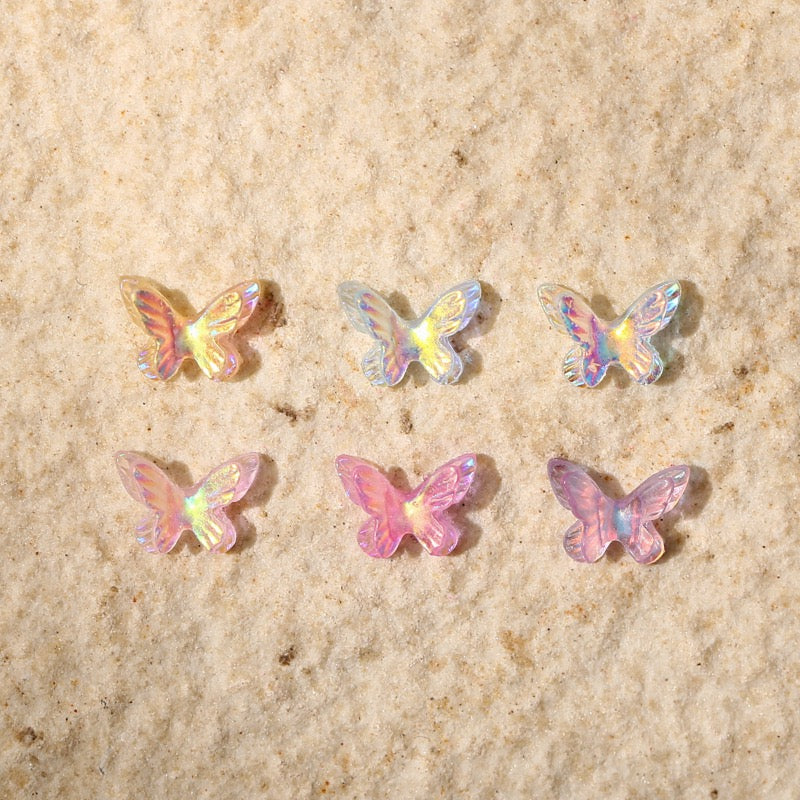 Double Layer Butterfly Charms  (Slight Luminous)