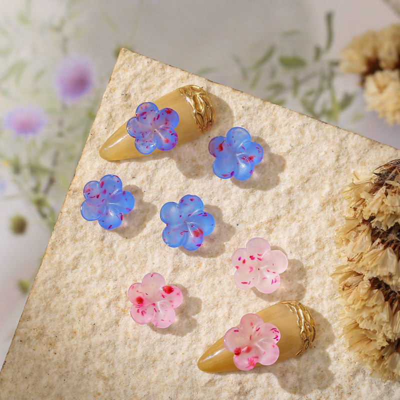 Blossom Dried Flower Resin Charms  (Luminous and UV change)